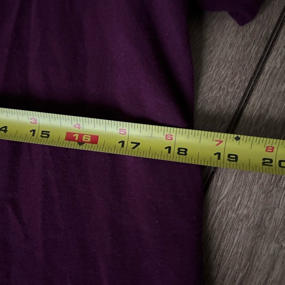 Torrid Burgundy Lace Back Top- 2 - Picture 5 of 5